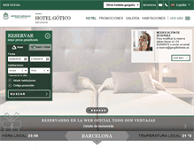 Tablet Screenshot of hotelgotico.com